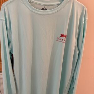 Men's Light Half Dome Blue Long Sleeve Tee